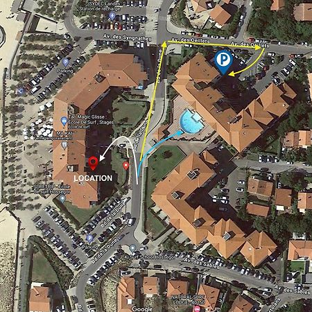 La Dune D'Or - Vue Mer, Studio Face A La Plage Avec Terrasse Soorts-Hossegor Bagian luar foto