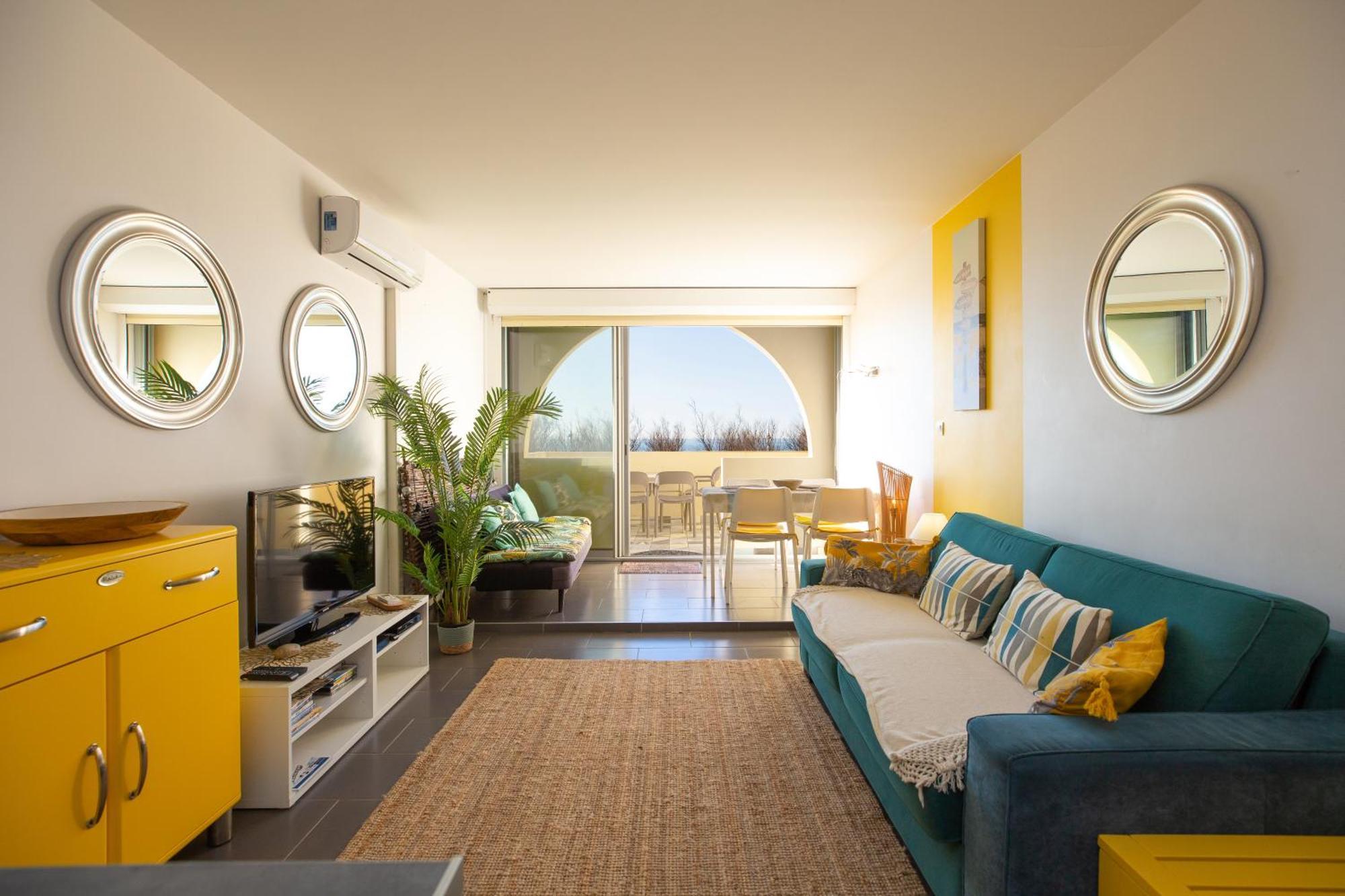 La Dune D'Or - Vue Mer, Studio Face A La Plage Avec Terrasse Soorts-Hossegor Bagian luar foto
