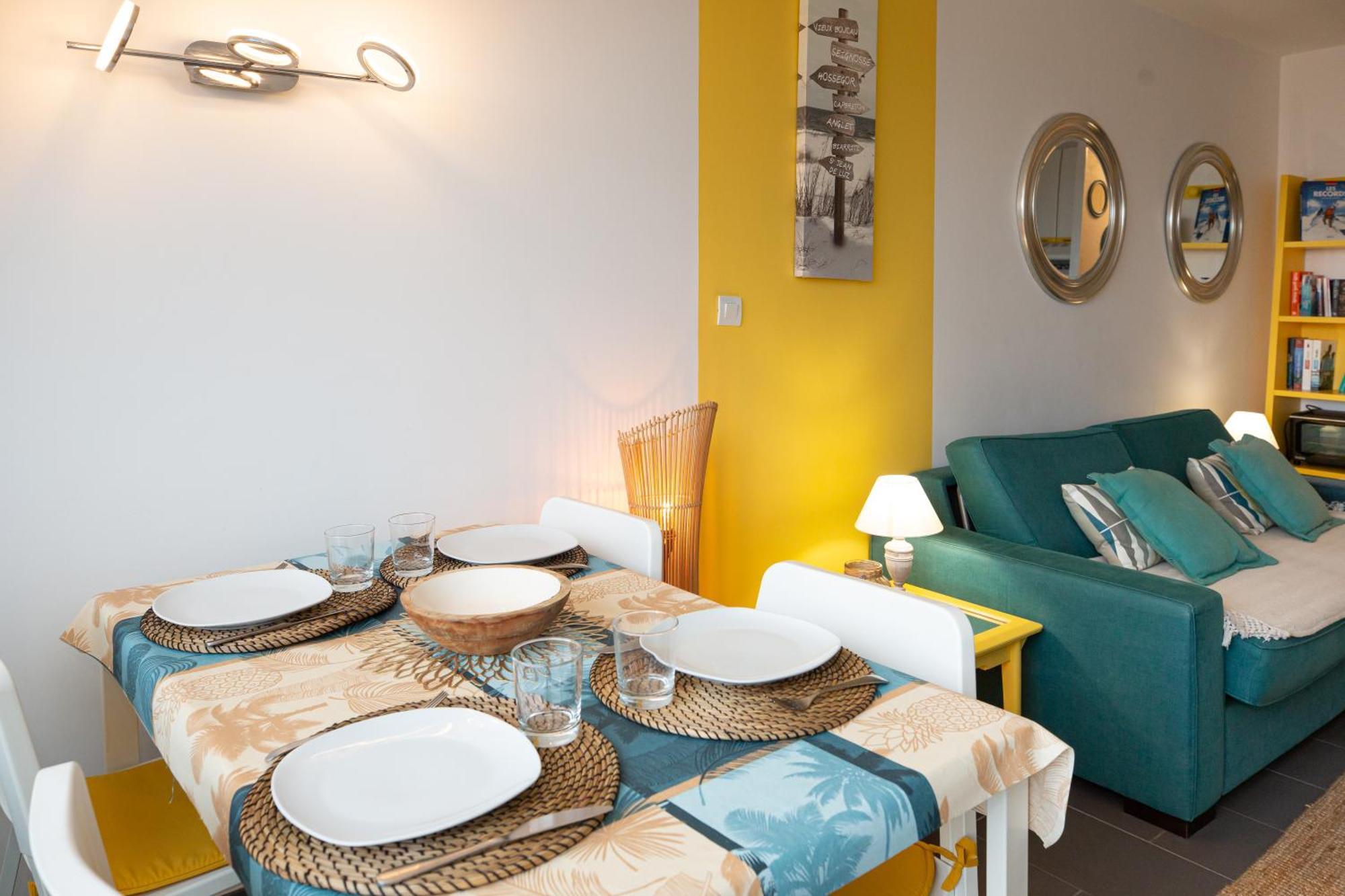 La Dune D'Or - Vue Mer, Studio Face A La Plage Avec Terrasse Soorts-Hossegor Bagian luar foto