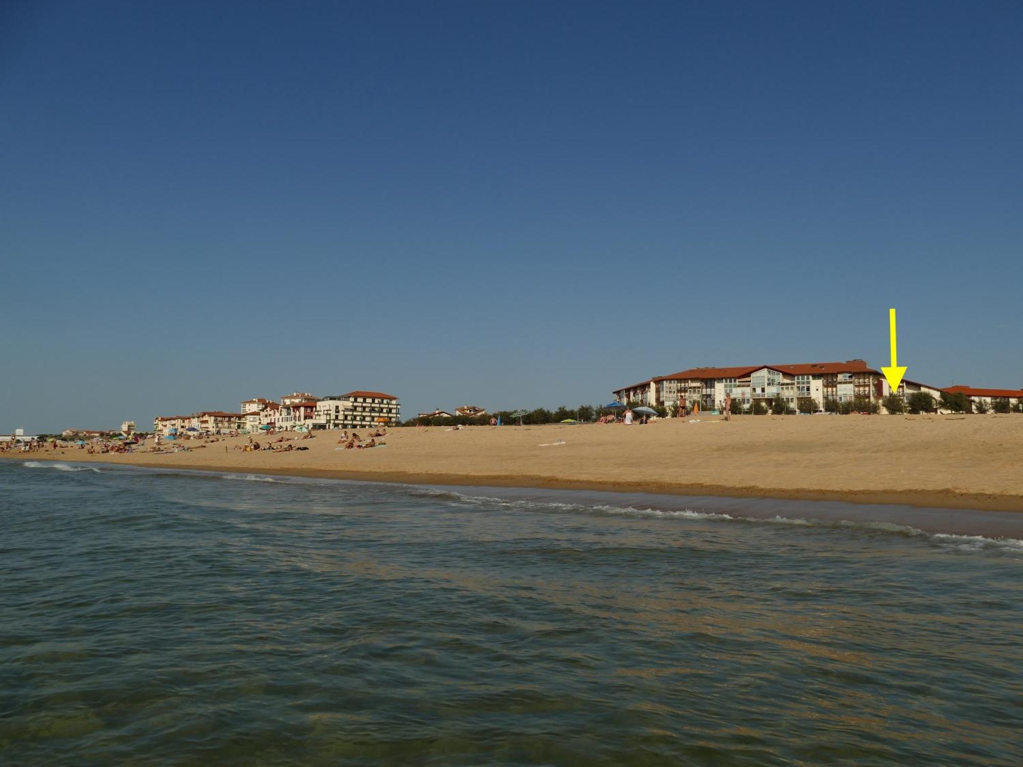 La Dune D'Or - Vue Mer, Studio Face A La Plage Avec Terrasse Soorts-Hossegor Bagian luar foto